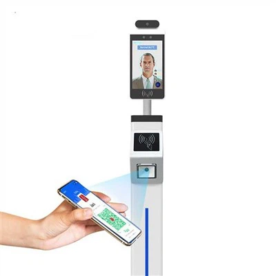 Flir hitamyndavél með QR kóða skanni